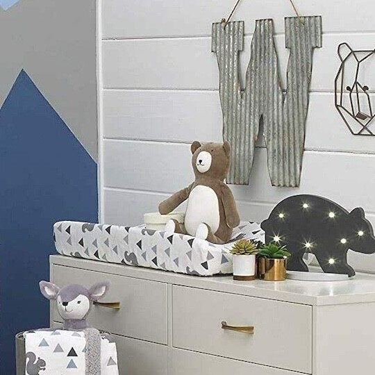 Mountain Patchwork 6pc. (w/Mobile) Crib Bedding Set Bedding by NoJo