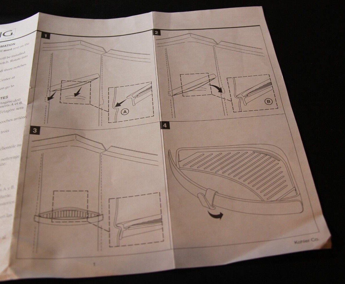 Sterling Store+ Bath/Shower System Family Wall Mounted Replacement Accessories