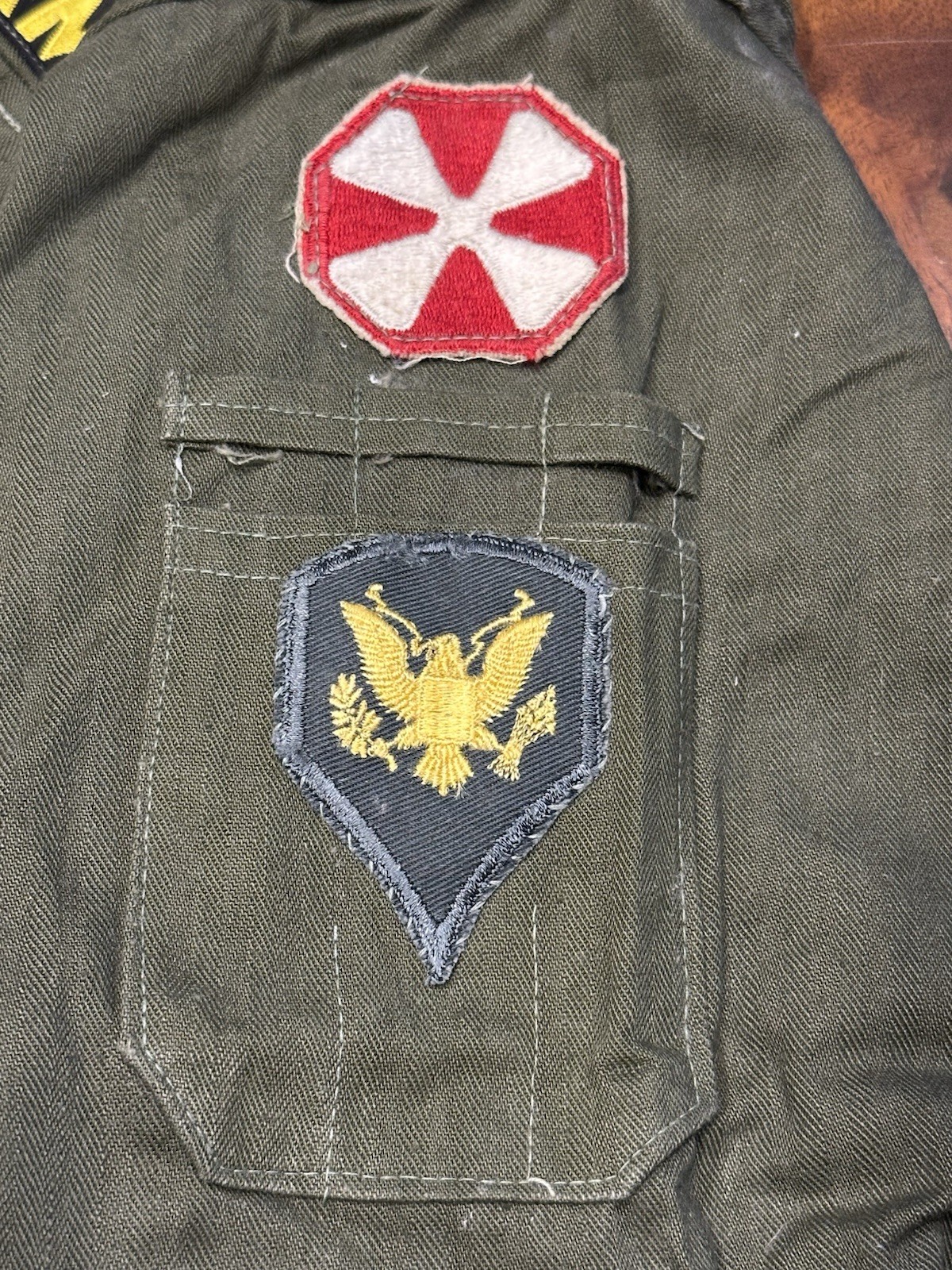 Korean War Era Fatigues HBT Herringbone Twill Shirt + Cotton OG 107 Trousers