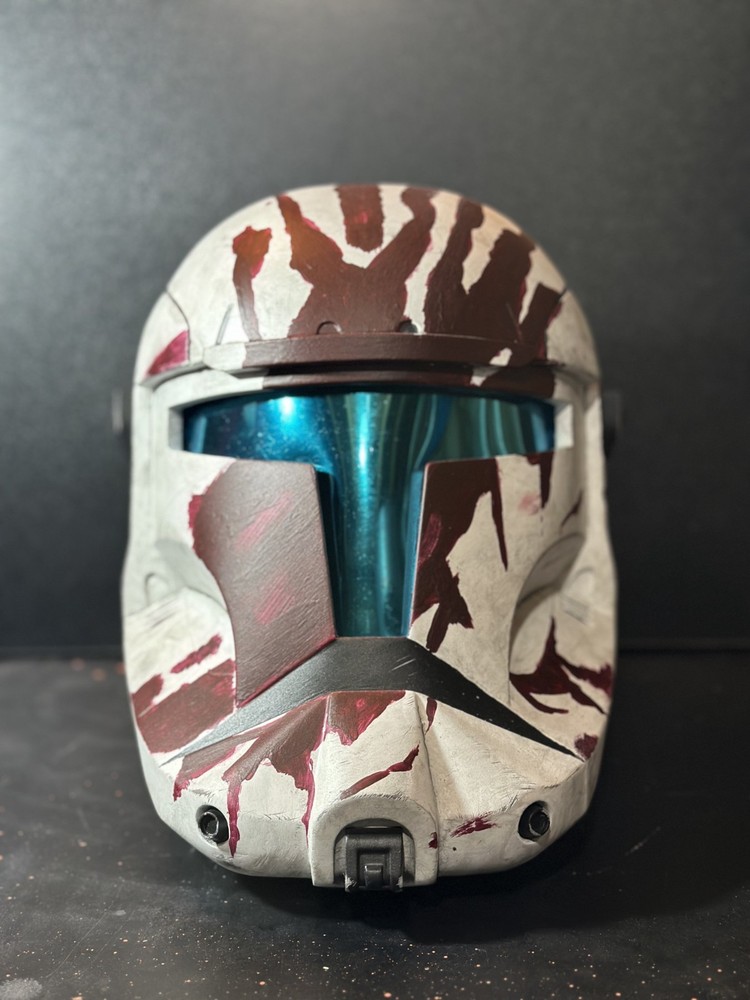 Sev Clone Commando Helmet - Custom Finish - Sanded, Painted, Weathered