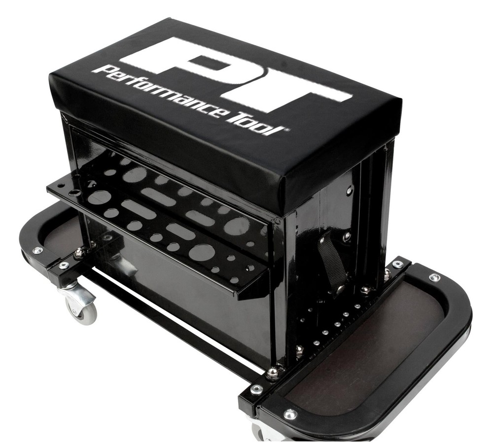 Performance Tool Creeper Seat Tool Box W85025