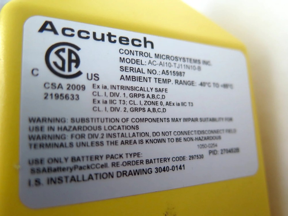 Accutech AC-AI10-TJ11N10-B Sensor Analog Input Unit