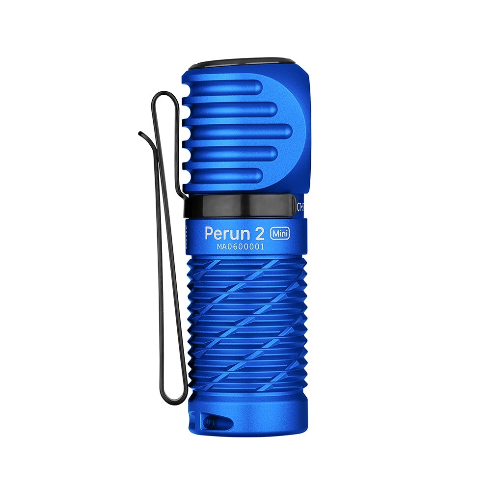 Olight Perun 2 Mini Blue LED Rechargeable Headlamp, 1100 Lumens, Cool White