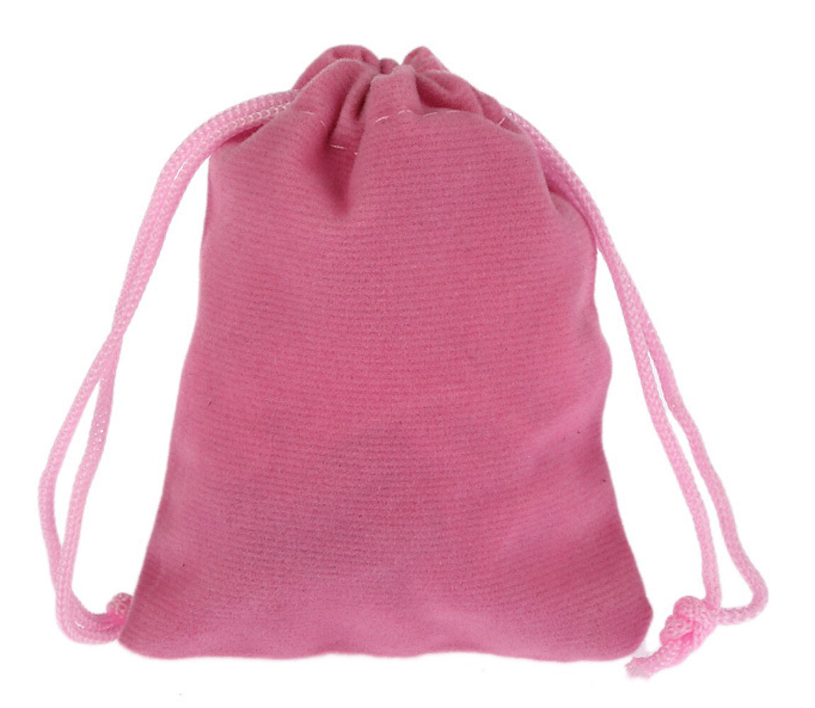 10 PACK VELVET BAGS 4" x 3.5" party wedding gift jewelry drawstring soft pouch