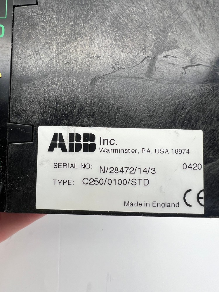 ABB COMMANDER 250 PROCESS TEMPERATURE CONTROLLER C250/0100/STD ENGLAND UK