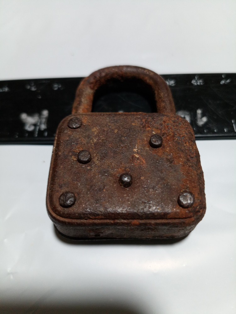 Antique Rusted Padlock