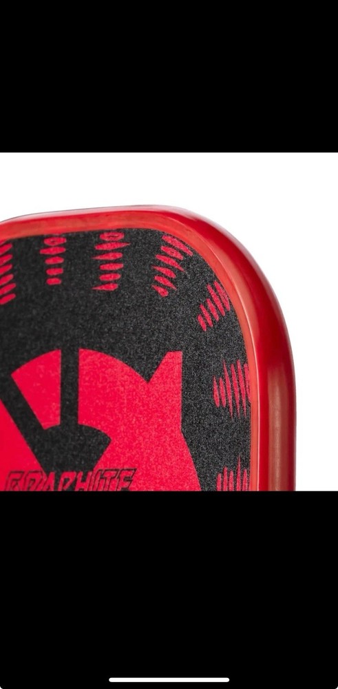 EVOKE TEARDROP GRAPHITE PICKLEBALL PADDLE RED