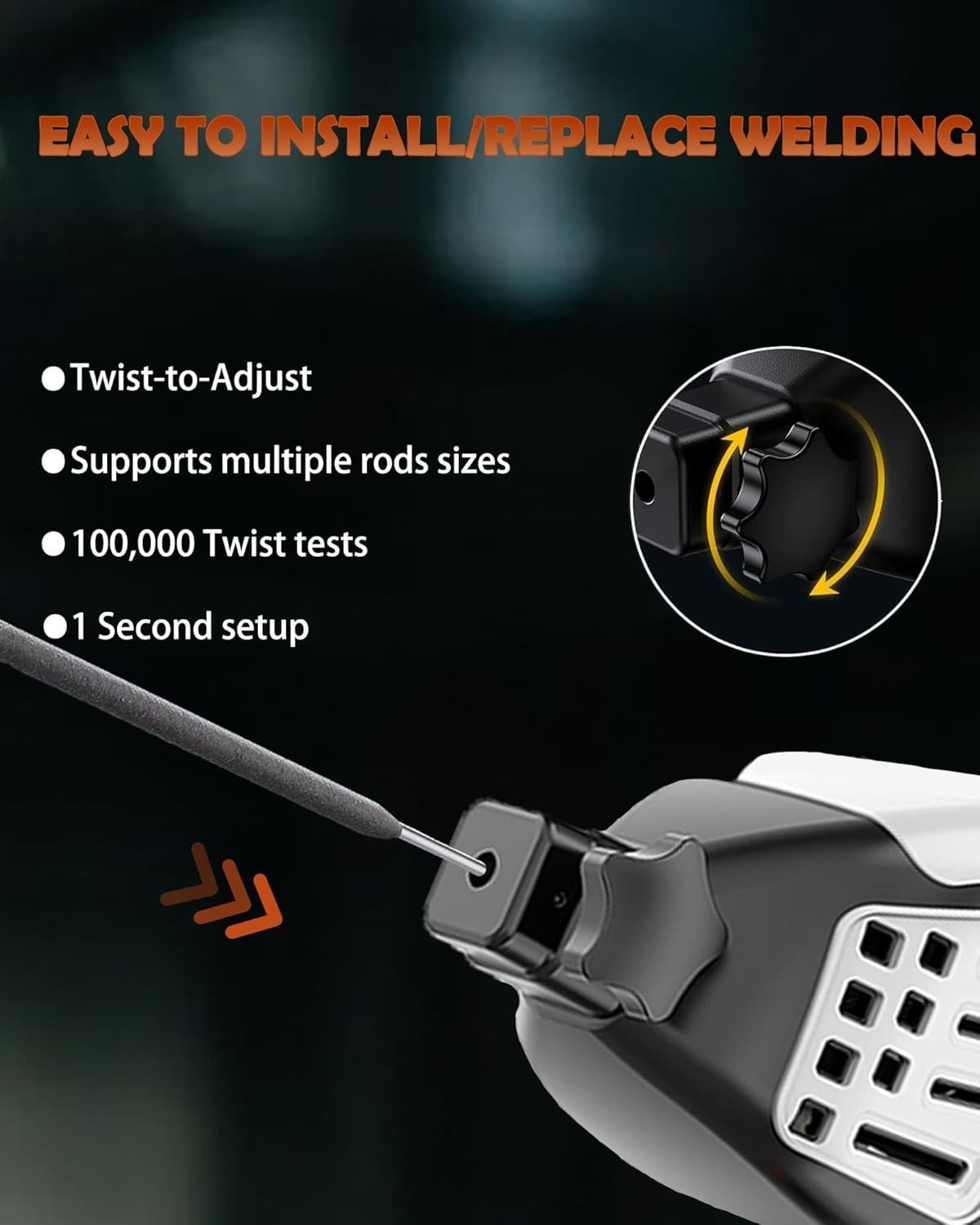 Saker Portable Electric Welding Machine,110V Portable Welder Handheld with IG