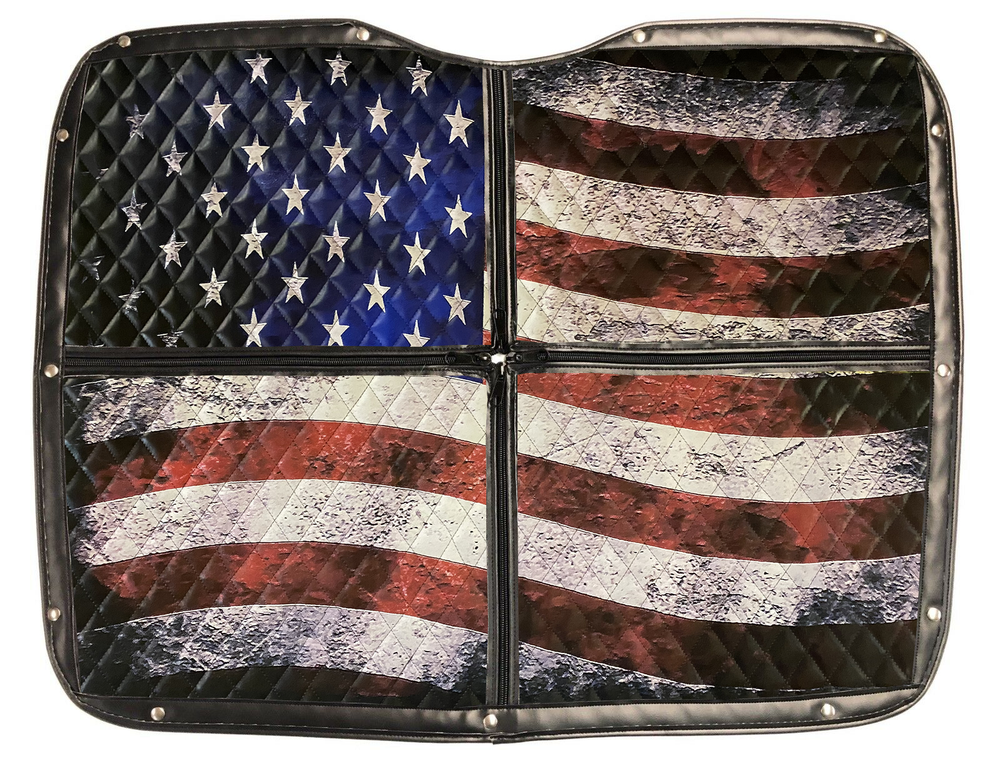 Peterbilt 384 / 386 Premium Quilted Winter Front Old Glory