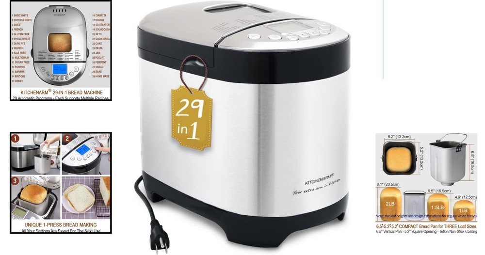 Ultimate Bread Maker: 29 Programs for Perfect Gluten-Free & Artisan Breads