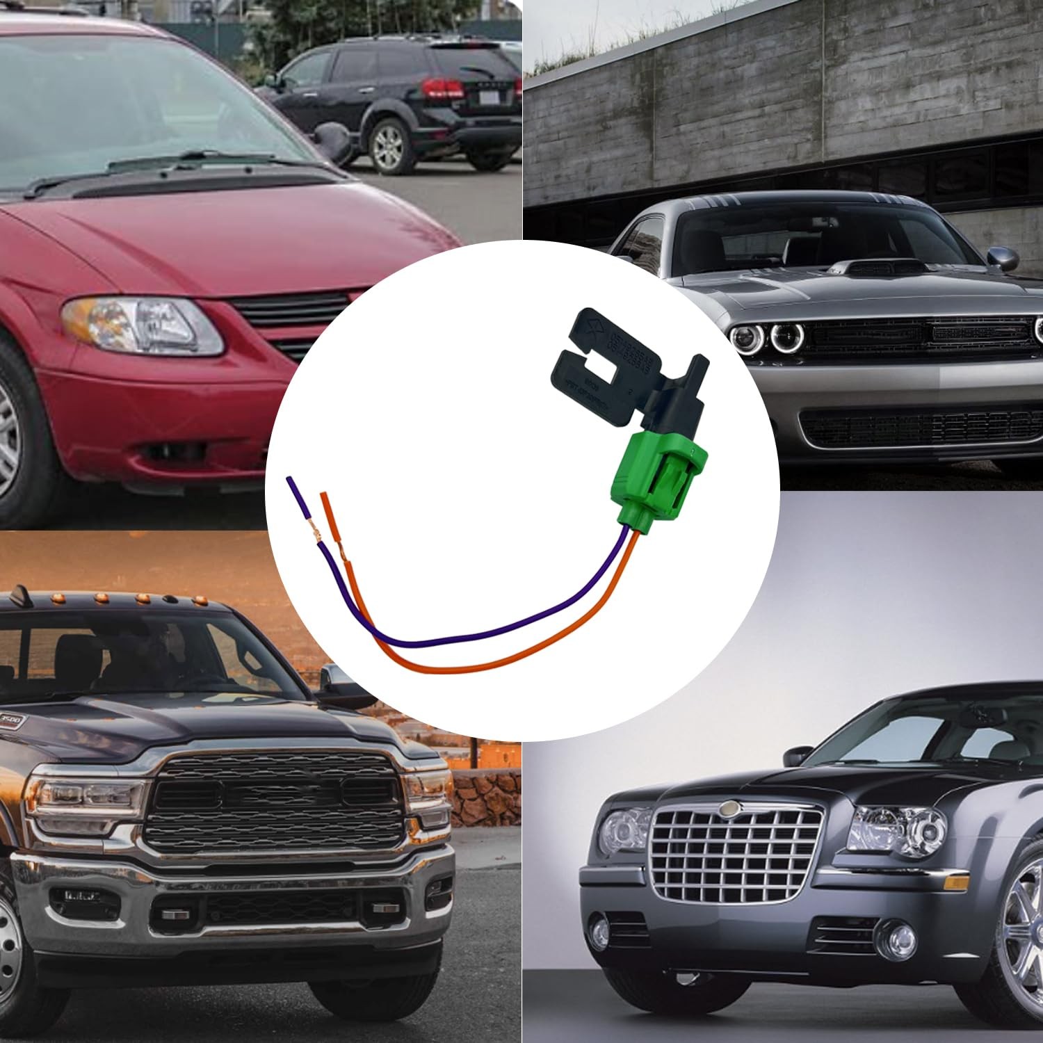 Ambient Air Temperature Sensor with Plug Wired Pigtail, 56042395, 5149025AA,