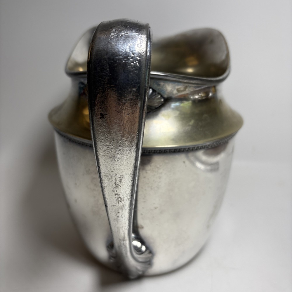 Vintage K.S. Electroplate On Nickel Silver Water Pitcher