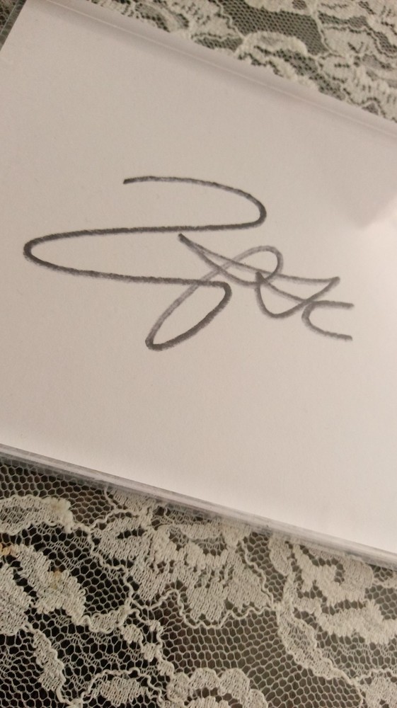 SIGNED Tupac Shakur AUTOGRAPHED 4x6 Paper Card RARE Rap Music HTF Legendary 2PAC