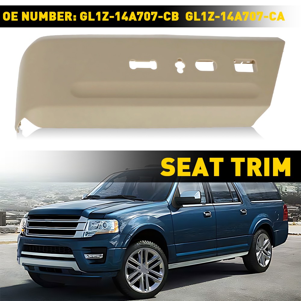 Left Beige Seat Switch Hosuing Set Panel Fit For Ford Expedition 2015-2017 New