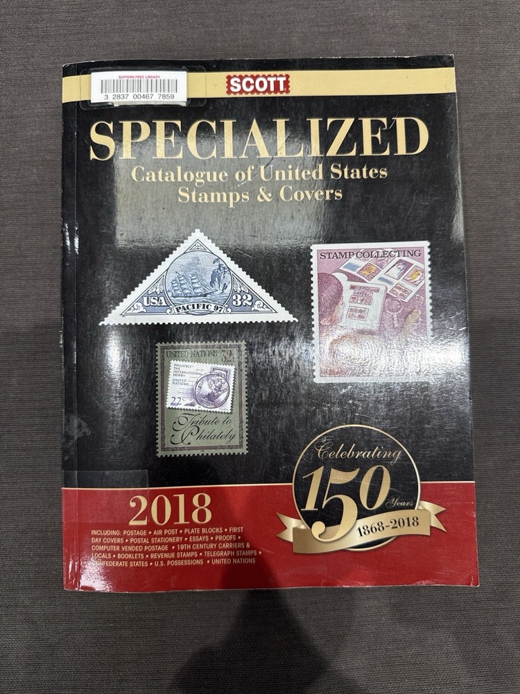 2018 Scott Specialized Catalogue of United States Stamps & Covers