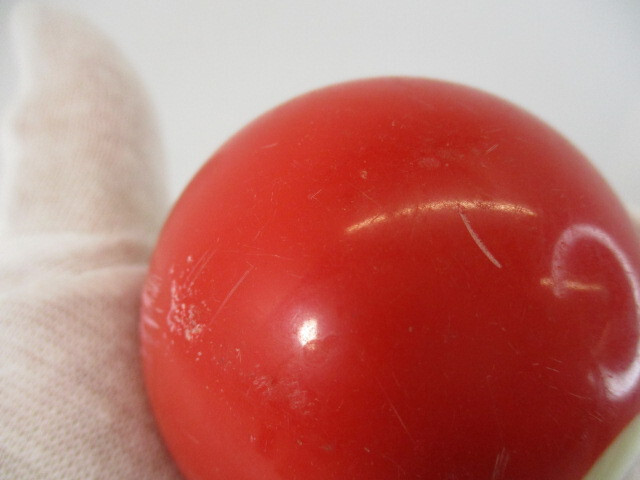 Pool Ball # 3 Solid Red 2-1/4" Diameter Single Ball 2.242" Round 3 Billiards EC