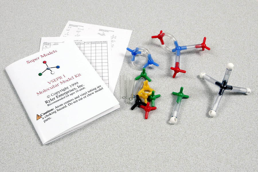 VSEPR I Molecule/ Molecular Model Kit (Beginning Set) (35 Pcs), Super Models