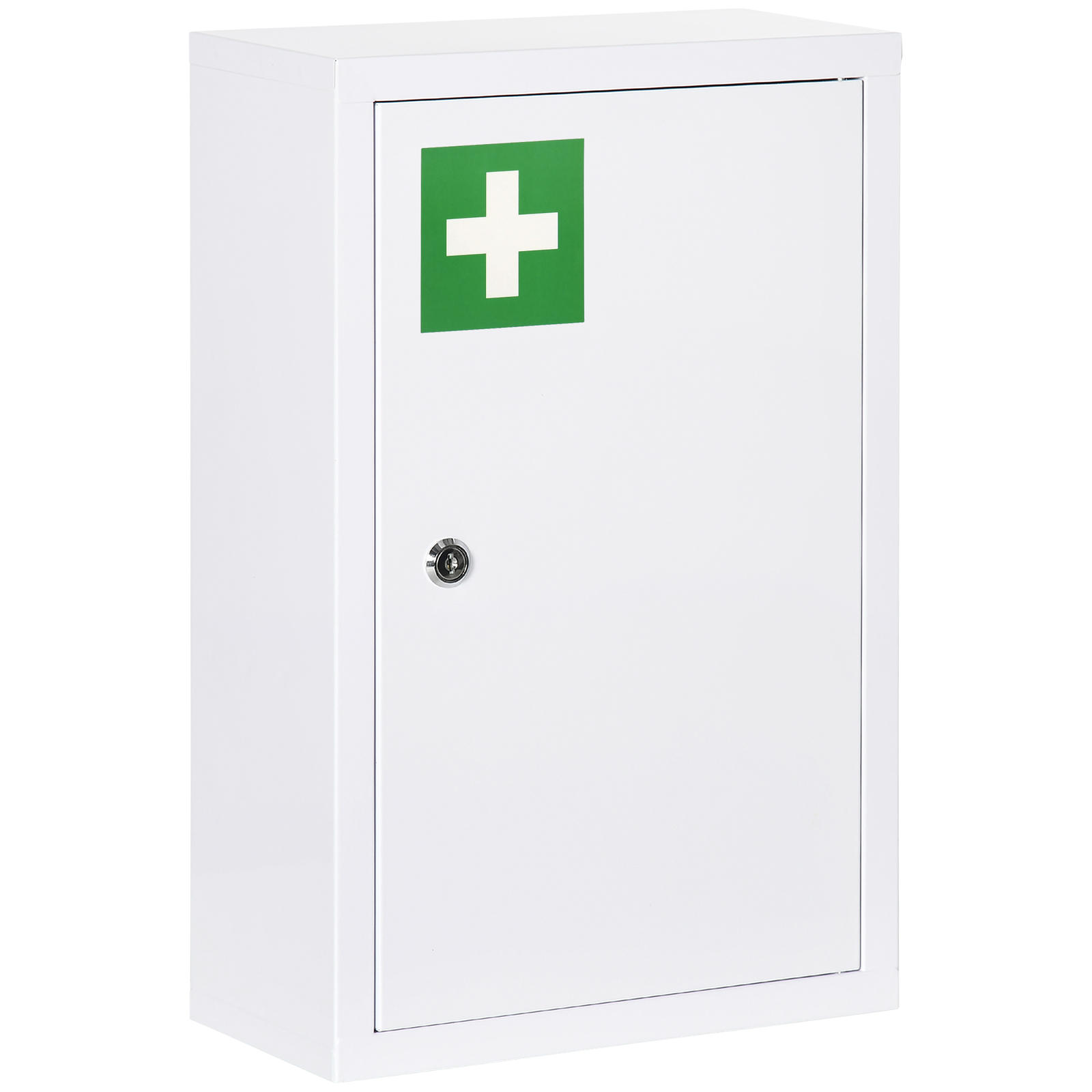 Medicine Cabinet with Lock, Storage Shelves, Locking Medical Cabinet