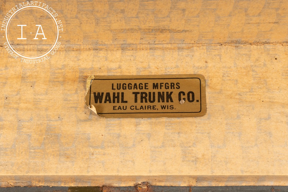 Small Vintage Steamer Trunk