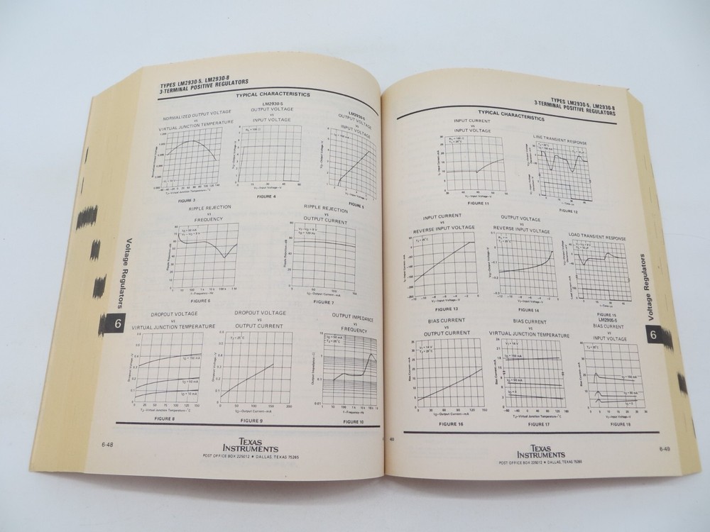 Linear Circuits Data Book 1984 Op Amps, Comparators, Timers... Texas Instruments