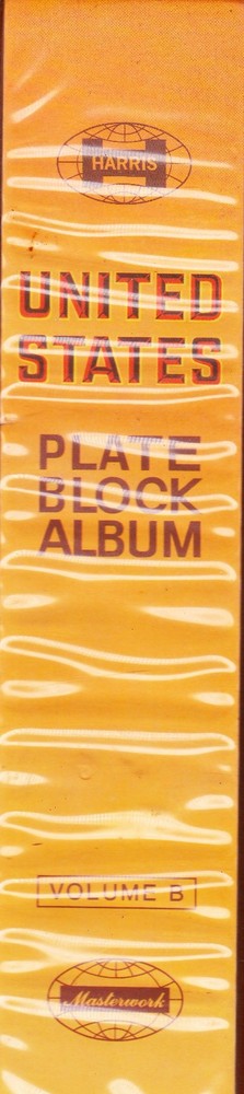 H.E. HARRIS - U.S. PLATE BLOCK ALBUM - VOLUME B - SEE DESCRIPTION - LOOK!