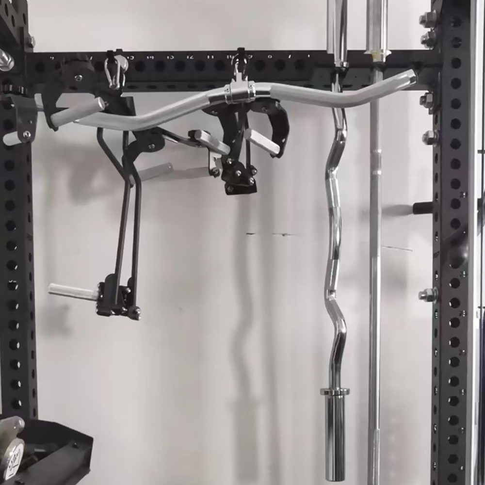 Squat Rack Barbell Holder, 4pcs Hook Attachments - Power Rack Storage Accesso...