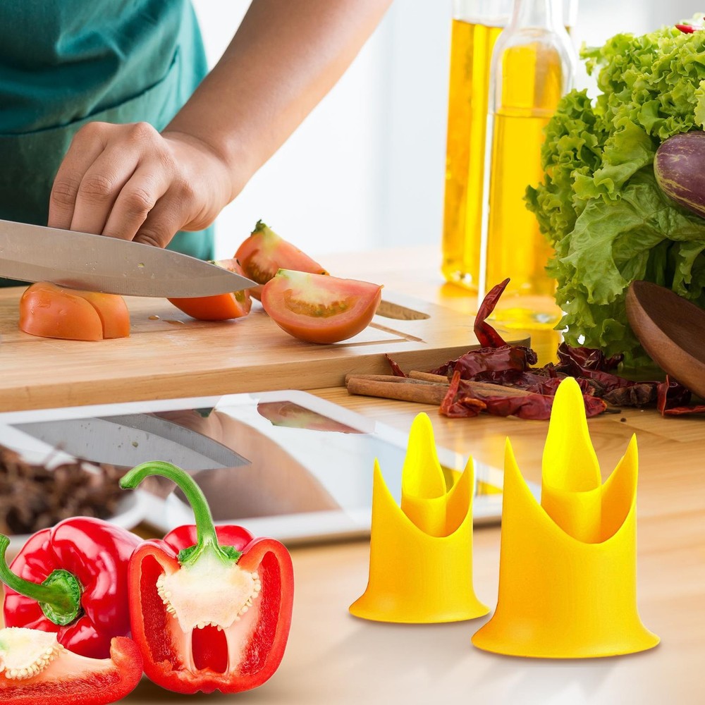 Tomato Corer Tool 2PCS Kitchen Vegetable Core Remover Portable Corer Tool Random