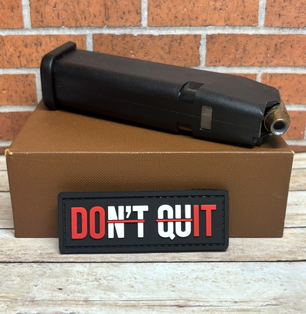 PVC Tactical Morale Patch - Don't Quit Patch - Gun Military Do It Patch