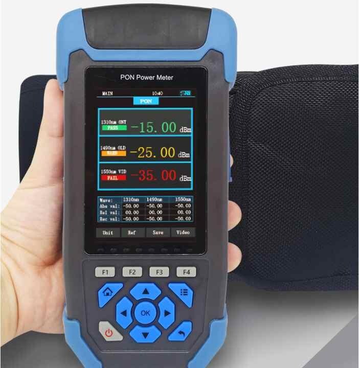 Digital PON Optical Power Meter Fiber Detector FTTX Network Tools with VFL+OPM