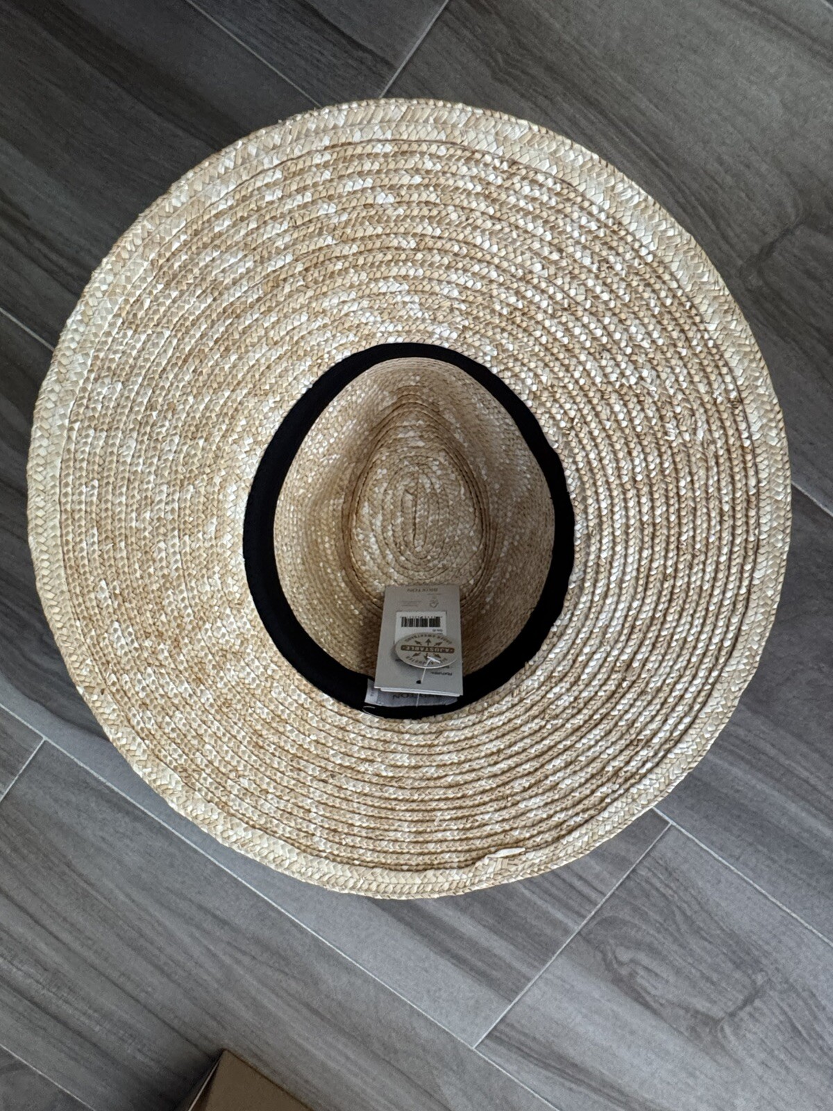 NEW WT Brixton Joanna Straw Sun Hat Honey Size Extra Small Medium Large