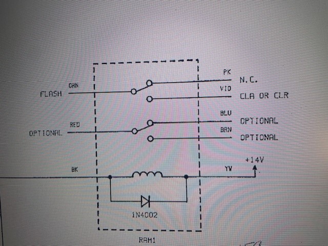 Rauland Borg Ram 1 relay 