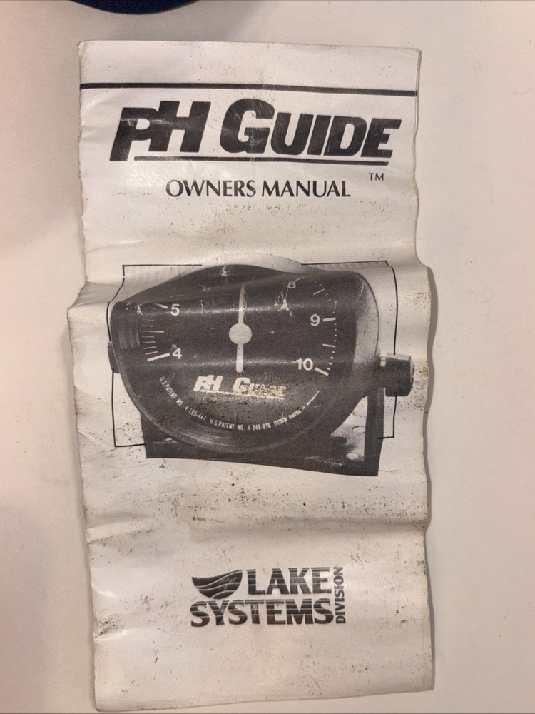 VTG PH Guide Color C lector Fish Finder System UNTESTED PREOWNED