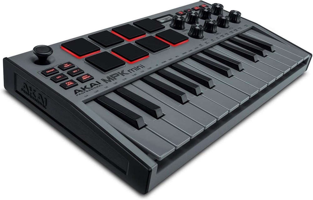 Dynamic MPK Mini MK3 MIDI Controller: 25 Keys, Backlit Pads & Software Included