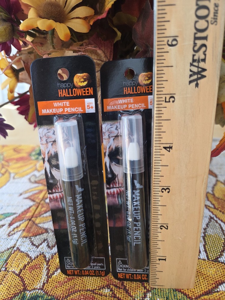 Quantity 2 White Makeup Pencils Ages 5+ - NEW/Sealed