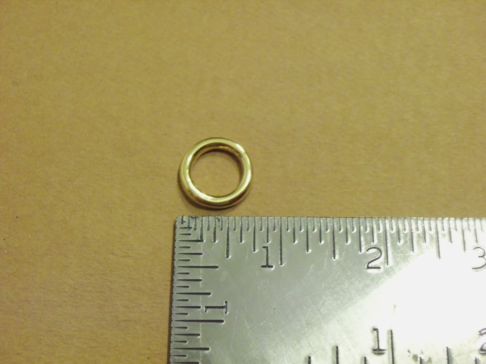 1/2" Solid Brass O Rings (Pack Of 25)
