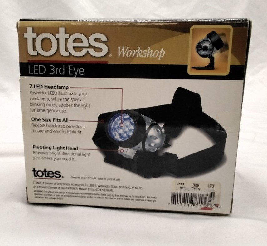 New totes workshop 7-LED flashlight headlamp