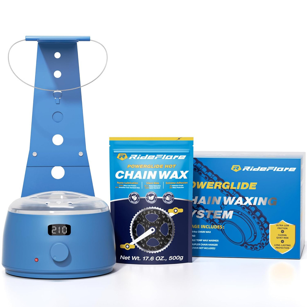 Rideflare Chain Waxing System - Mess-Free, Efficient & Low Friction Solution