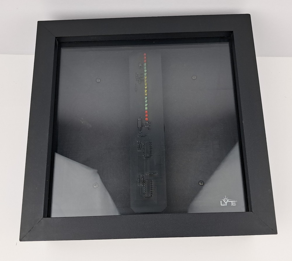 Clyde LYTE Electronic Audio Waveform Visualizer light Effect 1980's 20-LED