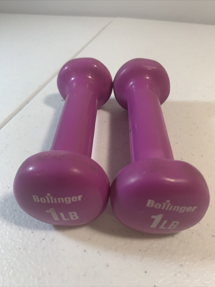 Bollinger 1 Lb Pink Coated Weights X 2