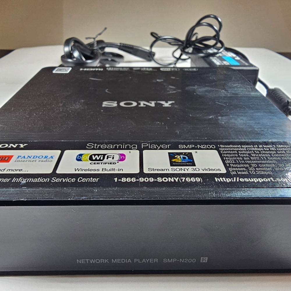 Sony Streaming Player SMP-N200 with AC Adapter