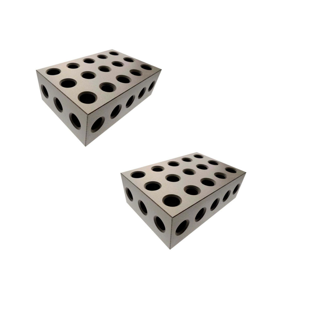 2x3x4 Precision Milling Block Drilling Machining Precision Block 2 Pc