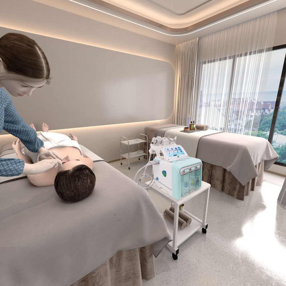 6 in 1 Multi-function Hydrogen and Oxygen Small Bubble Machine AC110V 50-60Hz