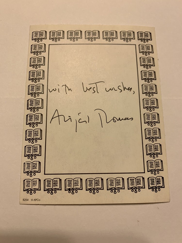 Abigail Thomas Author Signed Bookplate Autographed New