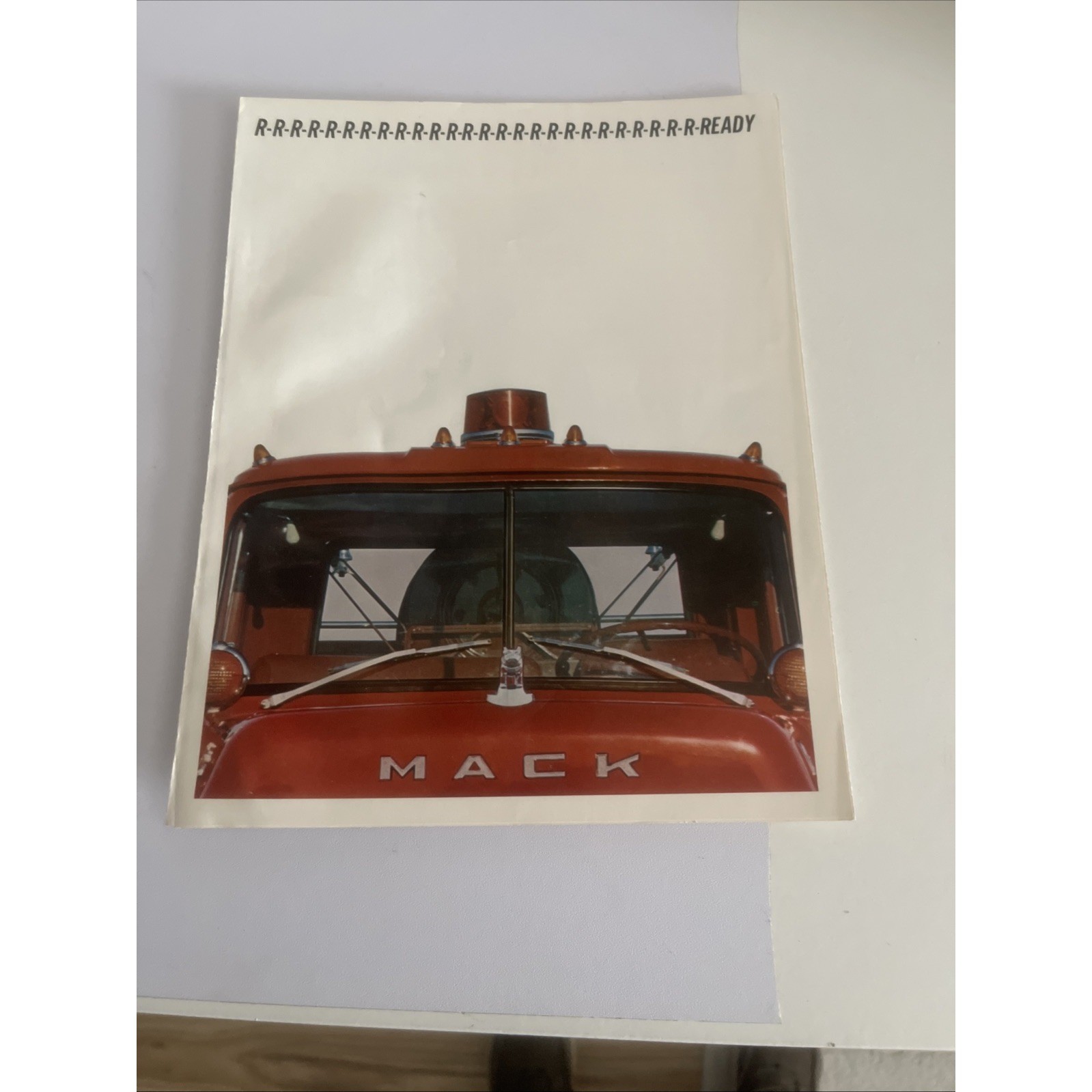 MACK TRUCK  R FIRE APPARATUS BROCHURE