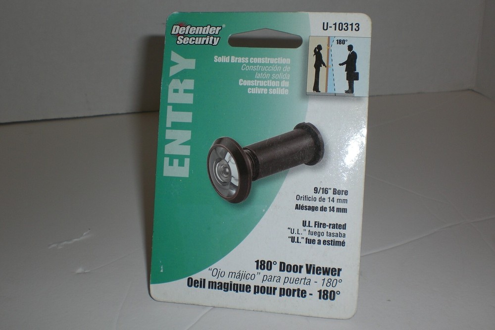 Defender Security 180 Degree Entry Door Viewer U-10313
