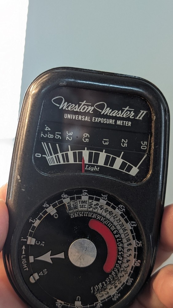 Vintage Weston Master II Universal Exposure Light Meter Model 735 WORKS