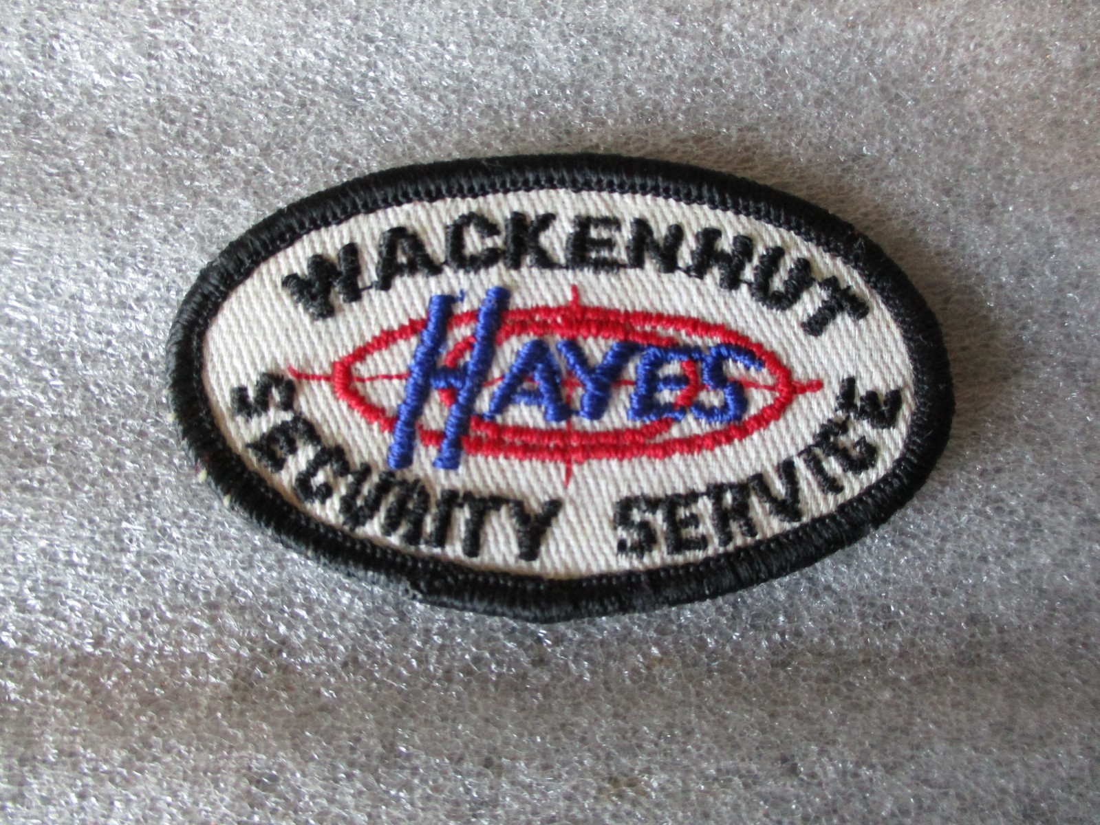 1965 NASA SECURITY BRANCH VECTOR MEATBALL + HAYES AEROSPACE SECURITY PATCHES