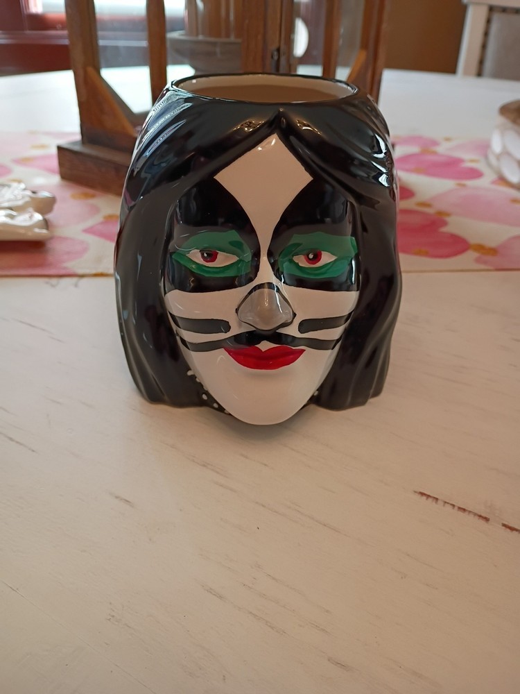 KISS Catman Mug Surreal Entertainment 2015 Ceramic Head Cup Paul Criss