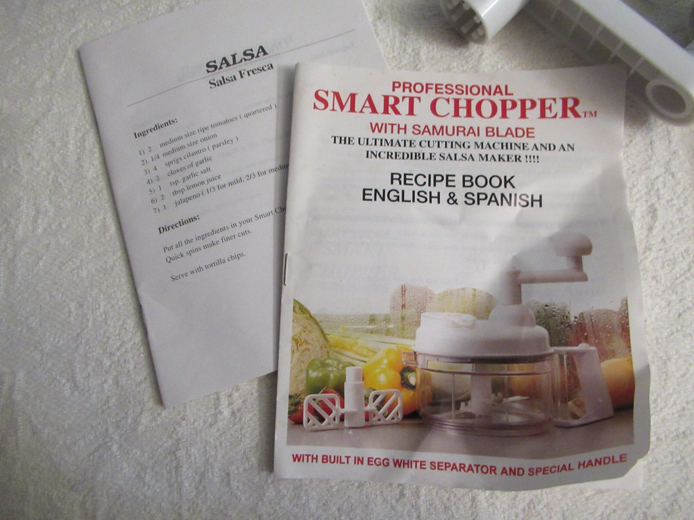 THE PROFESSIONAL SMART CHOPPER WITH SAMURAI BLADE NEW CUTTING MACHINE SALSA MAKE