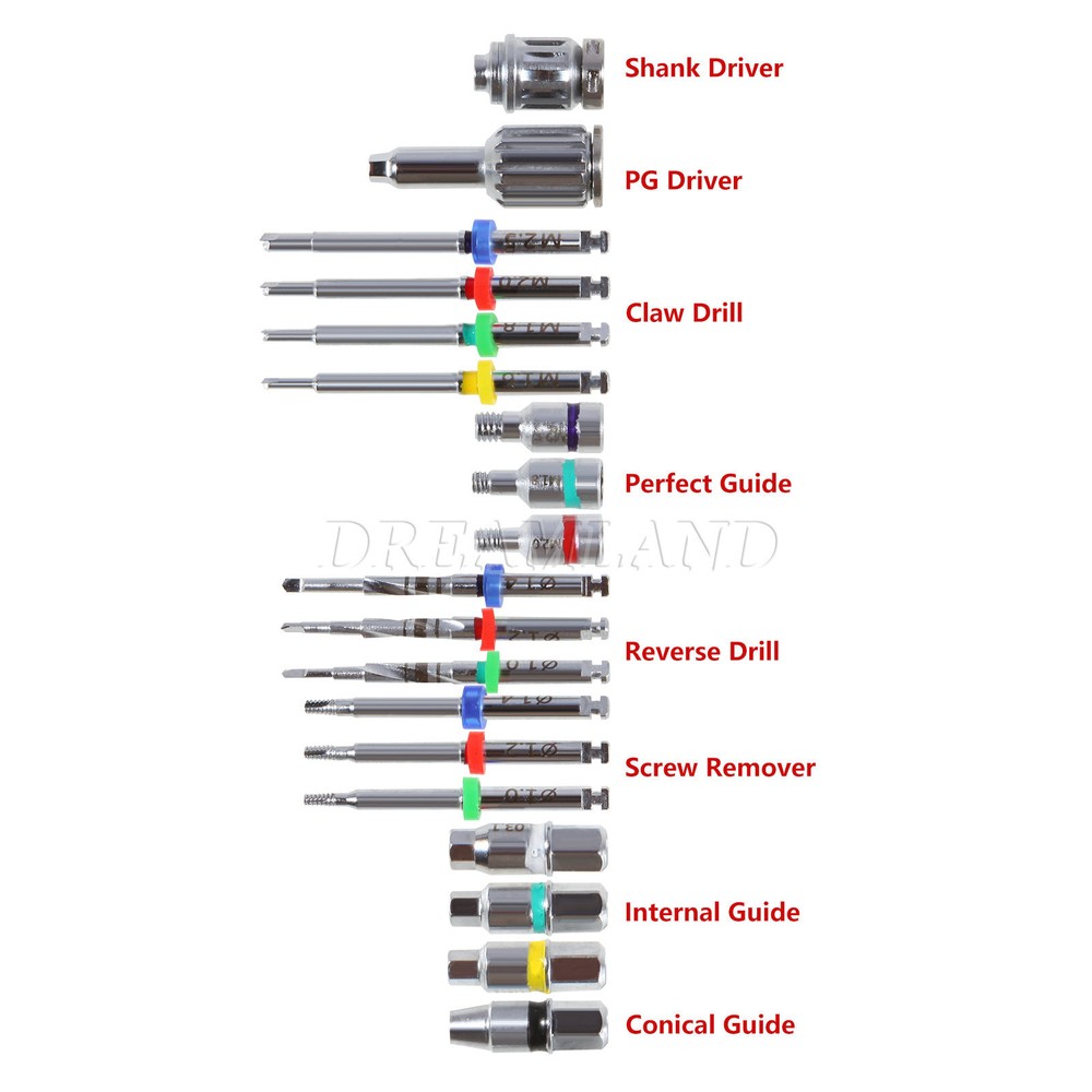 Broken Screw Total Remove Kit SOS Dental Tool Instrument
